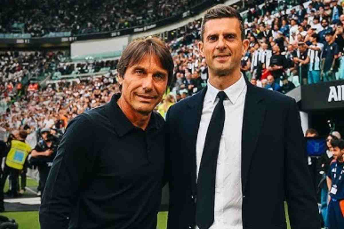 Antonio Conte e Thiago Motta