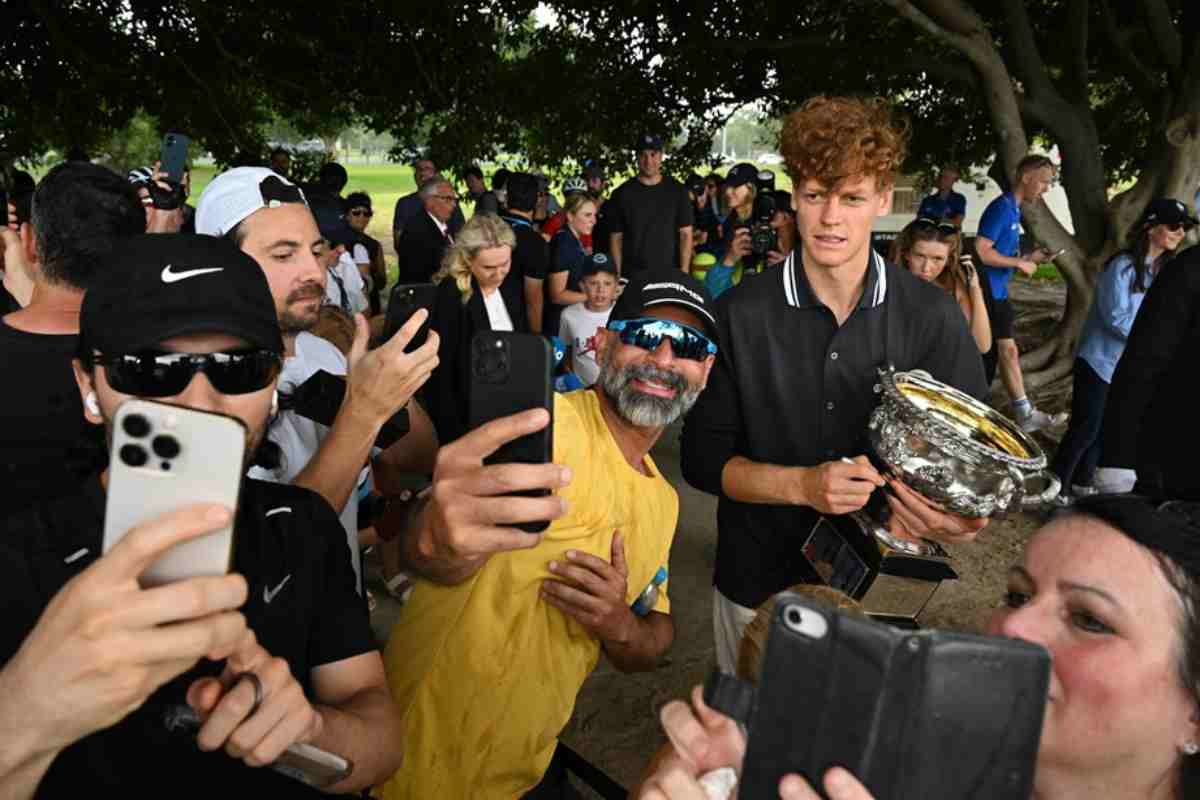 Sinner tifosi Australian Open